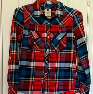 Levi Plaid Button Down Shirt